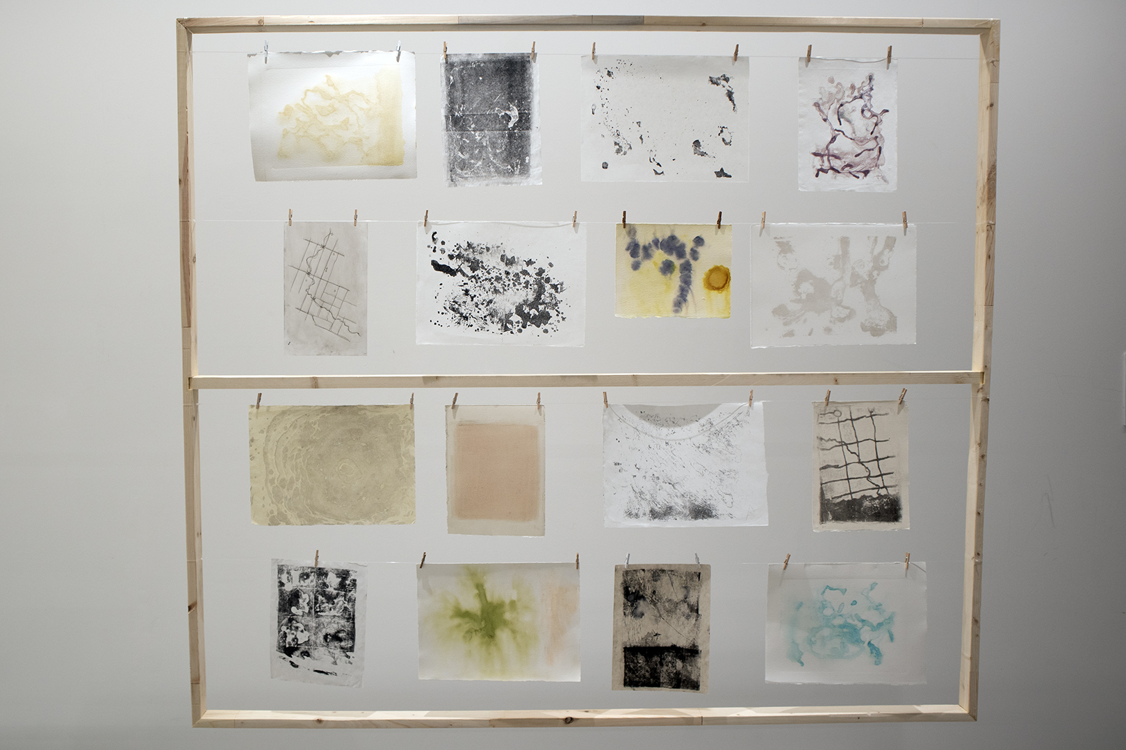 Exhibition photo documentation, Gathering Traces detail.