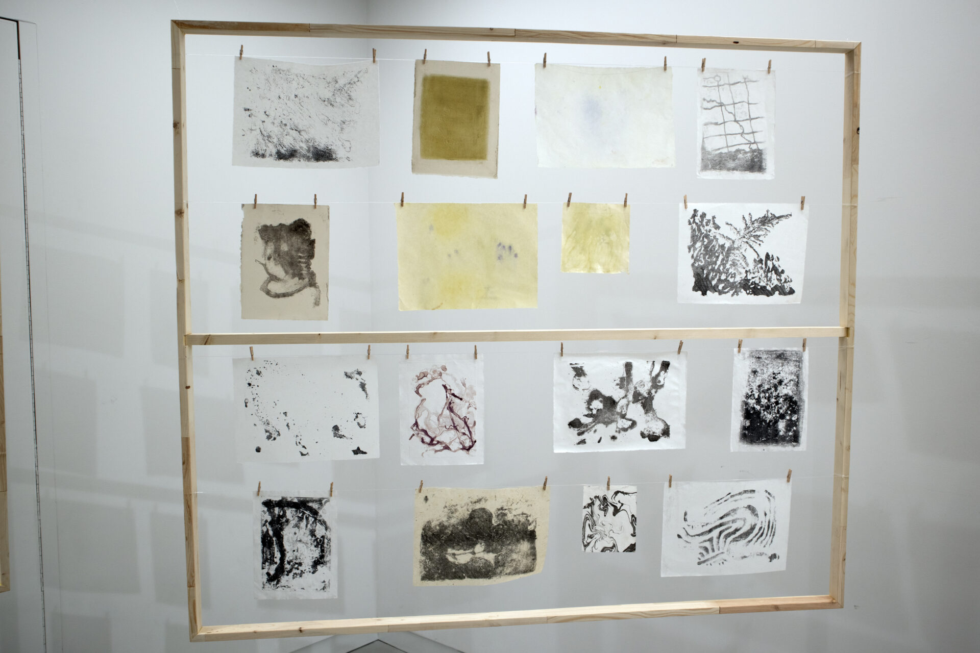 Exhibition photo documentation, Gathering Traces detail.